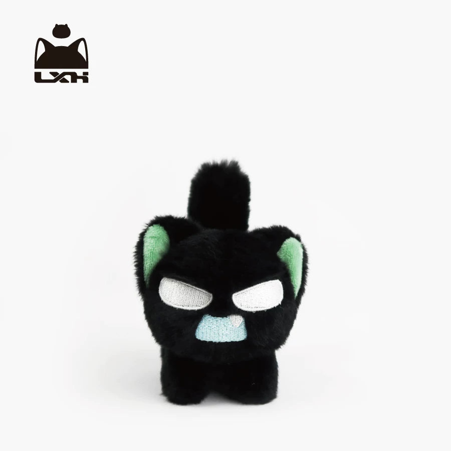 Luo Xiaohei Fluffy Cat Plush Pendant