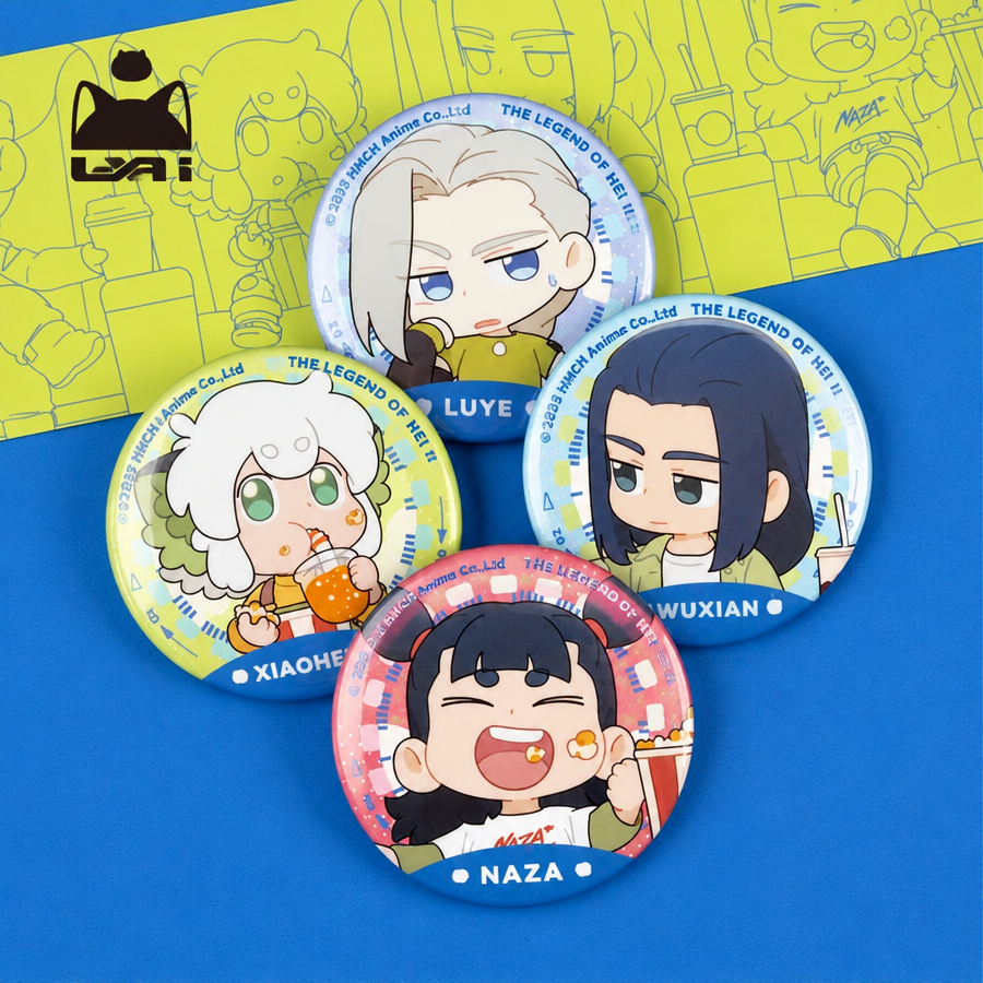 Luo Xiaohei II Movie Time Glitter Pin Badge