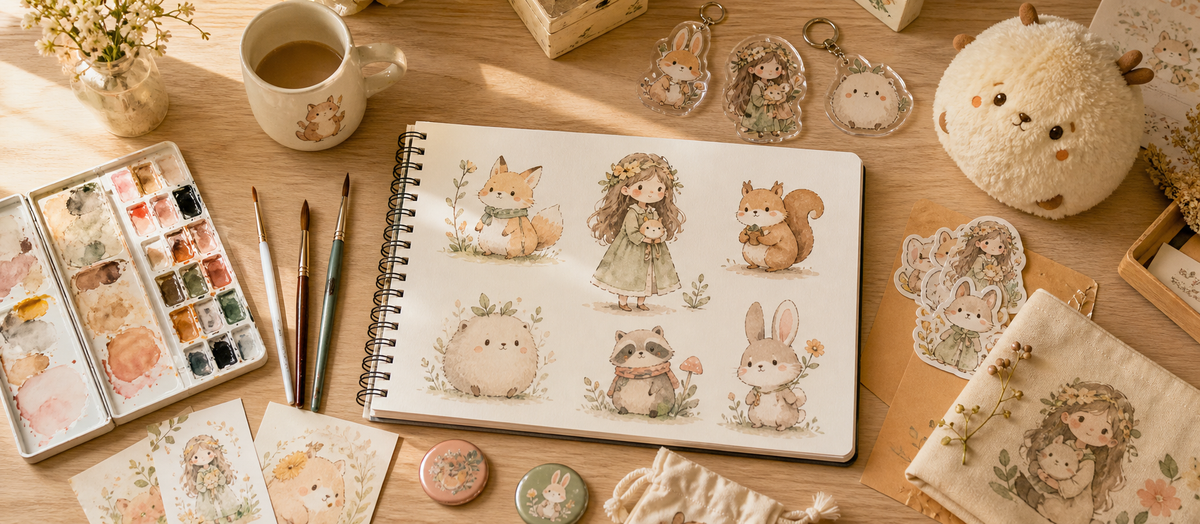 Meet Ayuyu: Building Soft, Playful Worlds Through Illustration