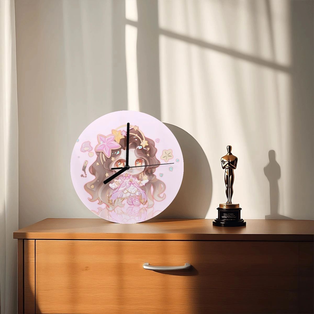 Chibi Girl Decorative Wall Clock