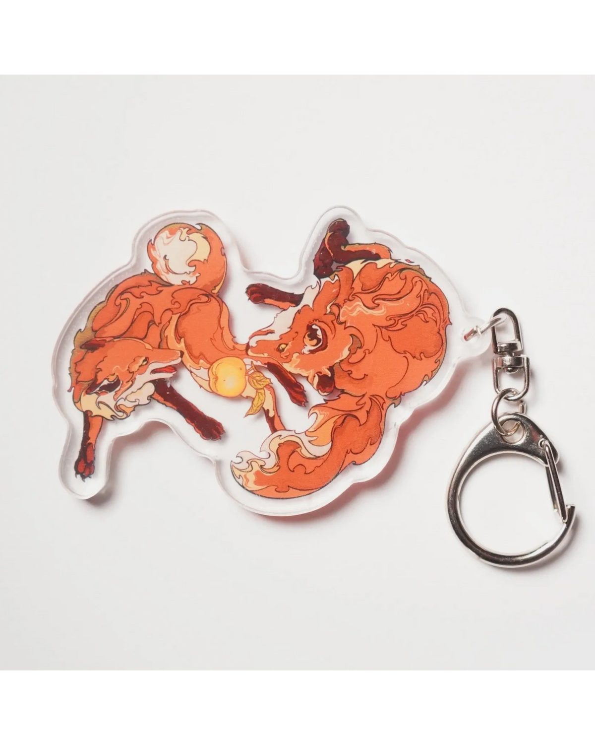 Fortune Fox Acrylic Keychain
