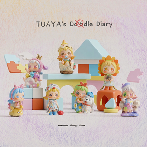 Tuaya Doodle Diary Series Blind Box Collectible Art Toy Figures view 5
