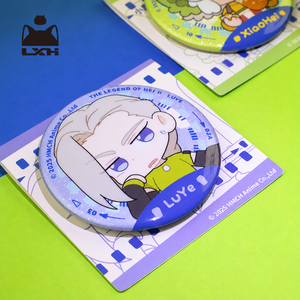 Luo Xiaohei II Movie Time Glitter Pin Badge view 2
