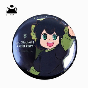 Luo Xiaohei II Character Collectible Button Badge - Anime Tinplate Pin view 6