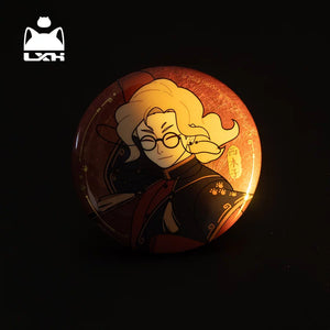 Luo Xiaohei II Battle Series Metallic Shimmer Button Pin Badges view 5