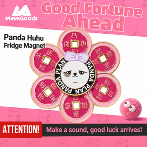 Panda Project - Panda Huhu Acrylic & Metal Fridge Magnet view 2