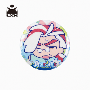 Luo Xiaohei April Fool's Edition Double Flash Can Badge - 50mm Tinplate Anime Pin view 9