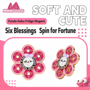 Panda Project - Panda Huhu Acrylic & Metal Fridge Magnet view 4