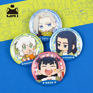 Luo Xiaohei II Movie Time Glitter Pin Badge view 1