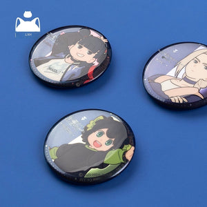 Luo Xiaohei II Character Collectible Button Badge - Anime Tinplate Pin view 3
