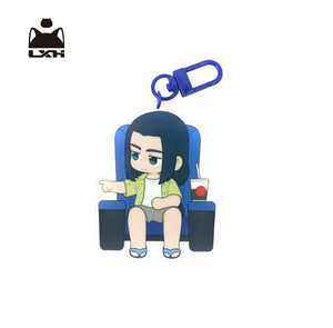 Luo Xiaohei Movie Theater Series Chibi Acrylic Keychain view 3